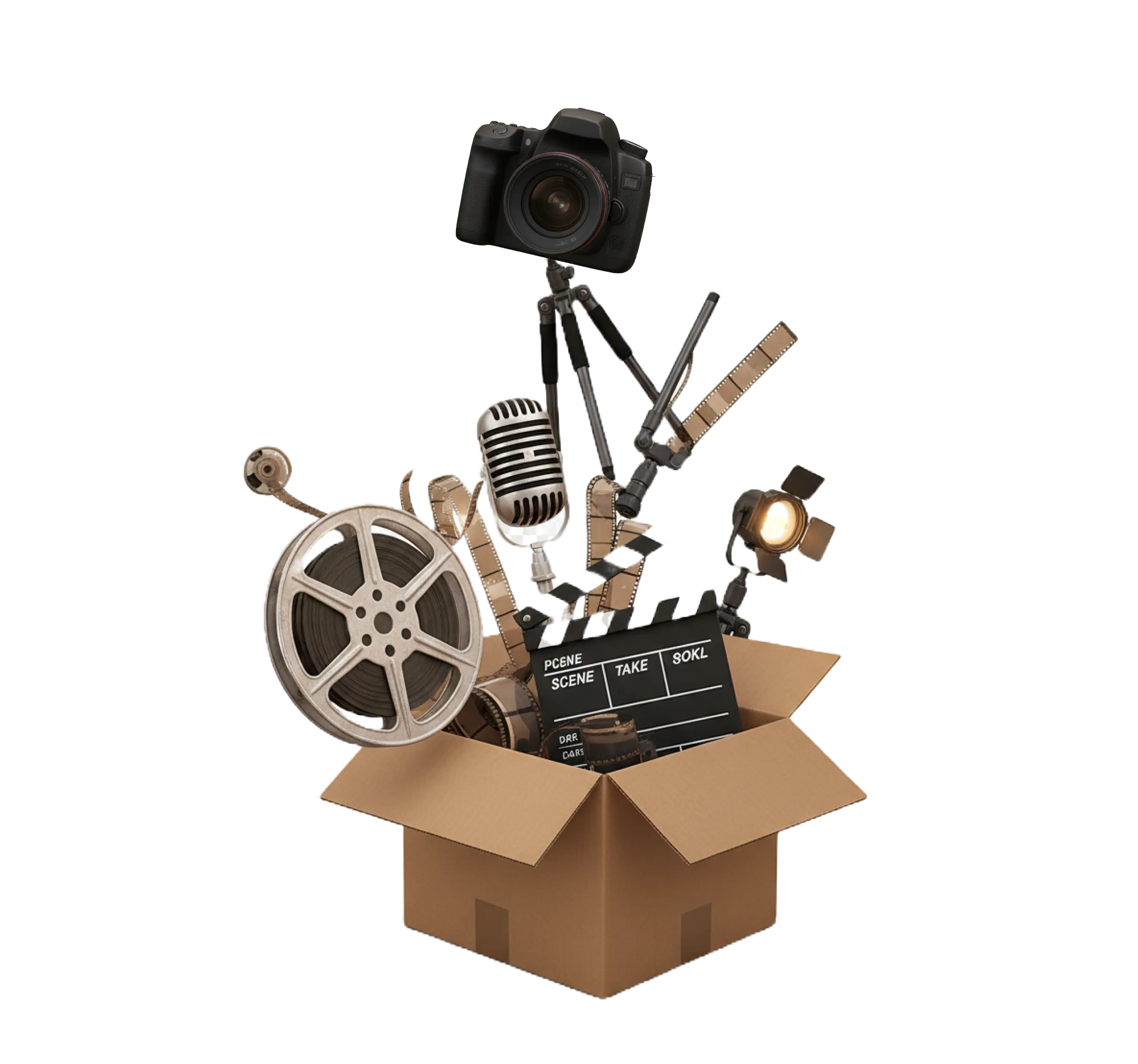 Camera and equipment box